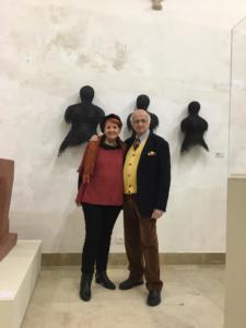 EX CONVENT SAN FRANCESCO D'ASSISI, Syracuse 2019 - Anna Santinello and the curator Vincenzo Sanfo